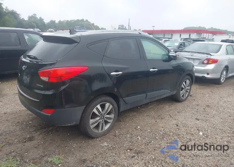 2014 Hyundai Tucson Limited from USA, damaged, VIN KM8JU3AG7EU848989